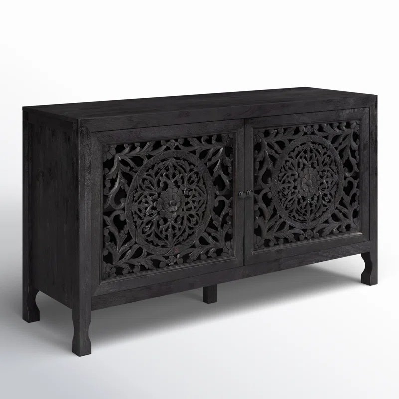 Spahn 60" Wide Wood Sideboard - Image 0