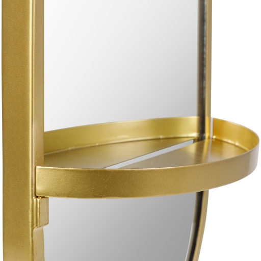 Annapurna Gold 24"H x 12"W x 4"D Accent Mirror - Image 2