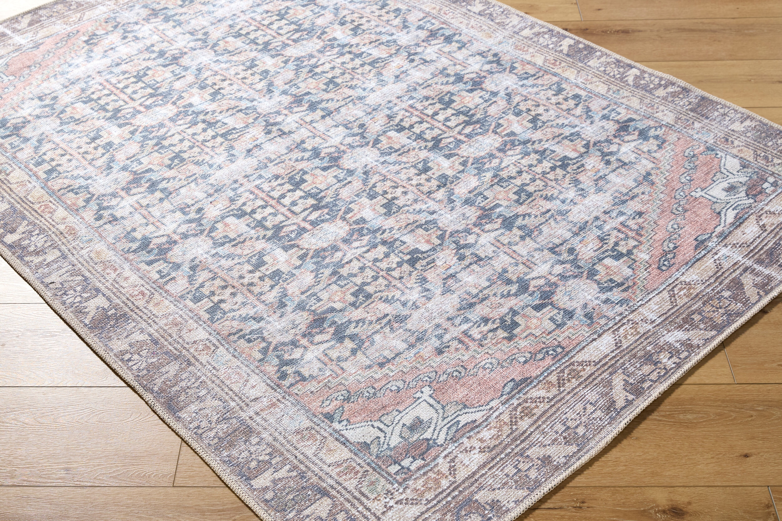 Amelie Beige Indoor 8'10" x 12' Machine Woven Rug - Image 3