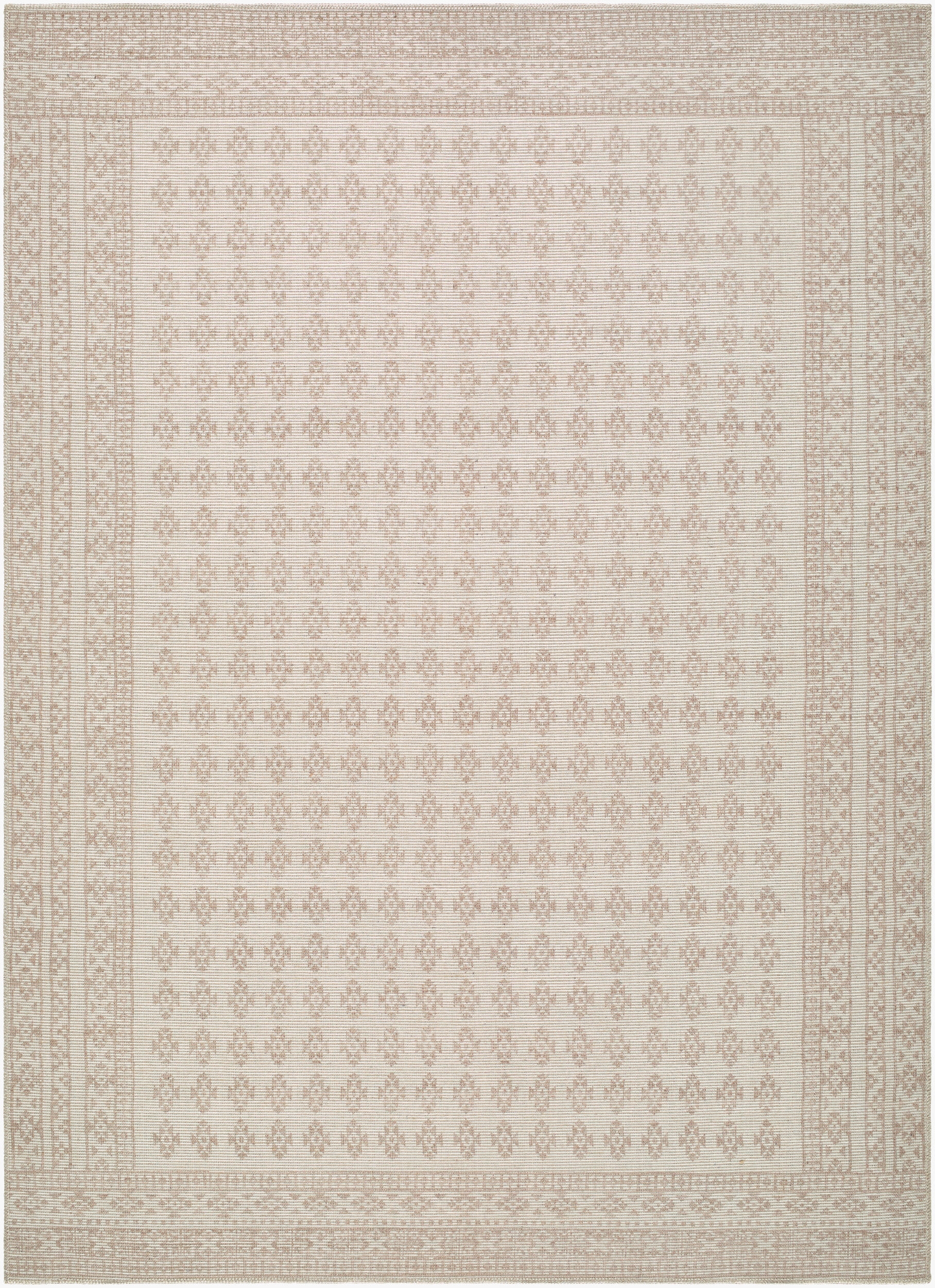 Shanti Beige Indoor 2'7" x 7'10" Machine Woven Rug - Image 0