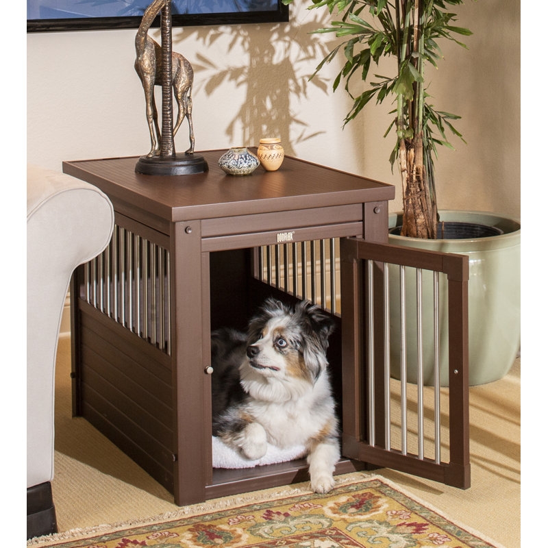 Allenhurst Ecoflex Furniture Style Dog Crate and End Table - Image 1