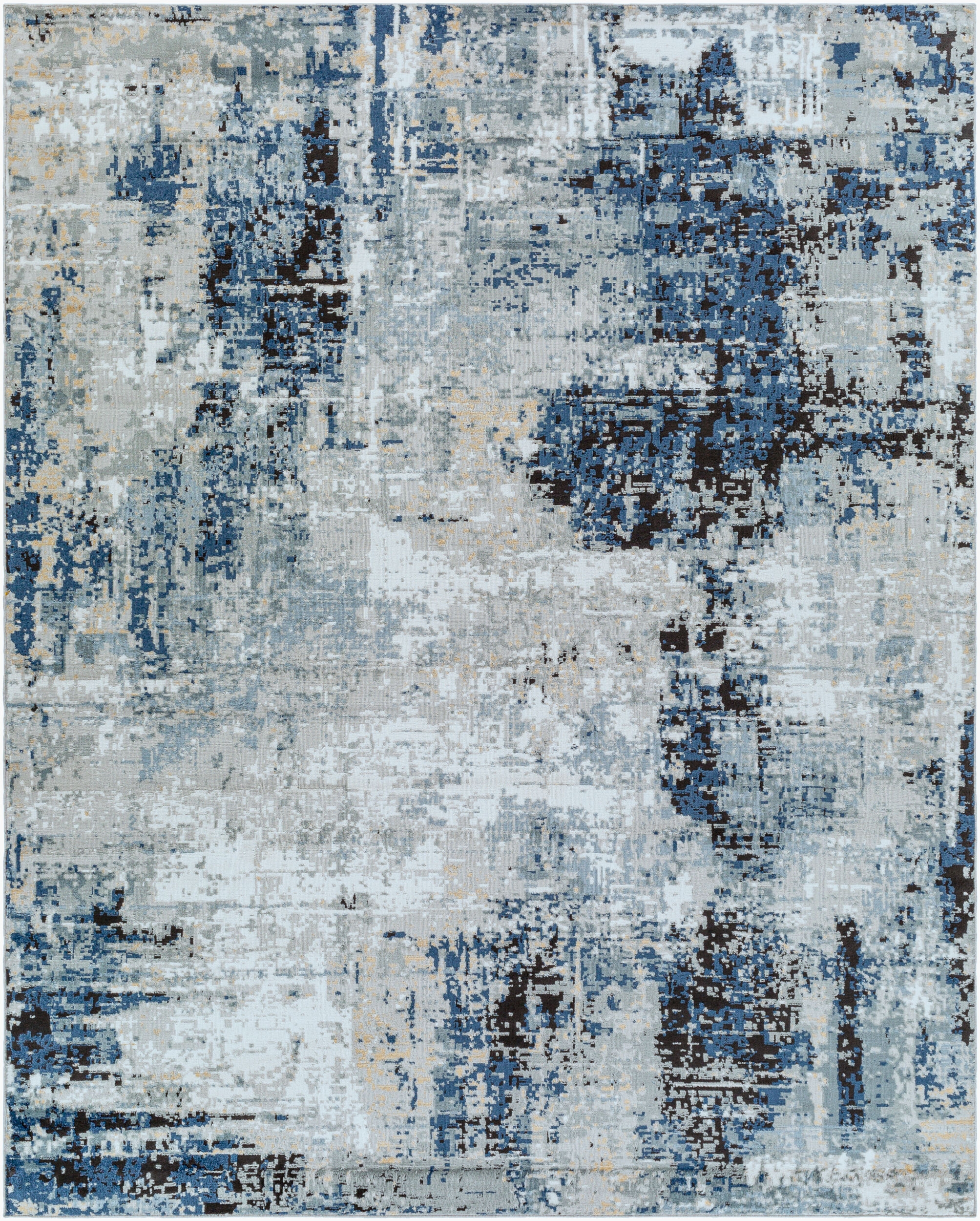 Jolie Gray Indoor 7'10" x 10' Machine Woven Rug - Image 0