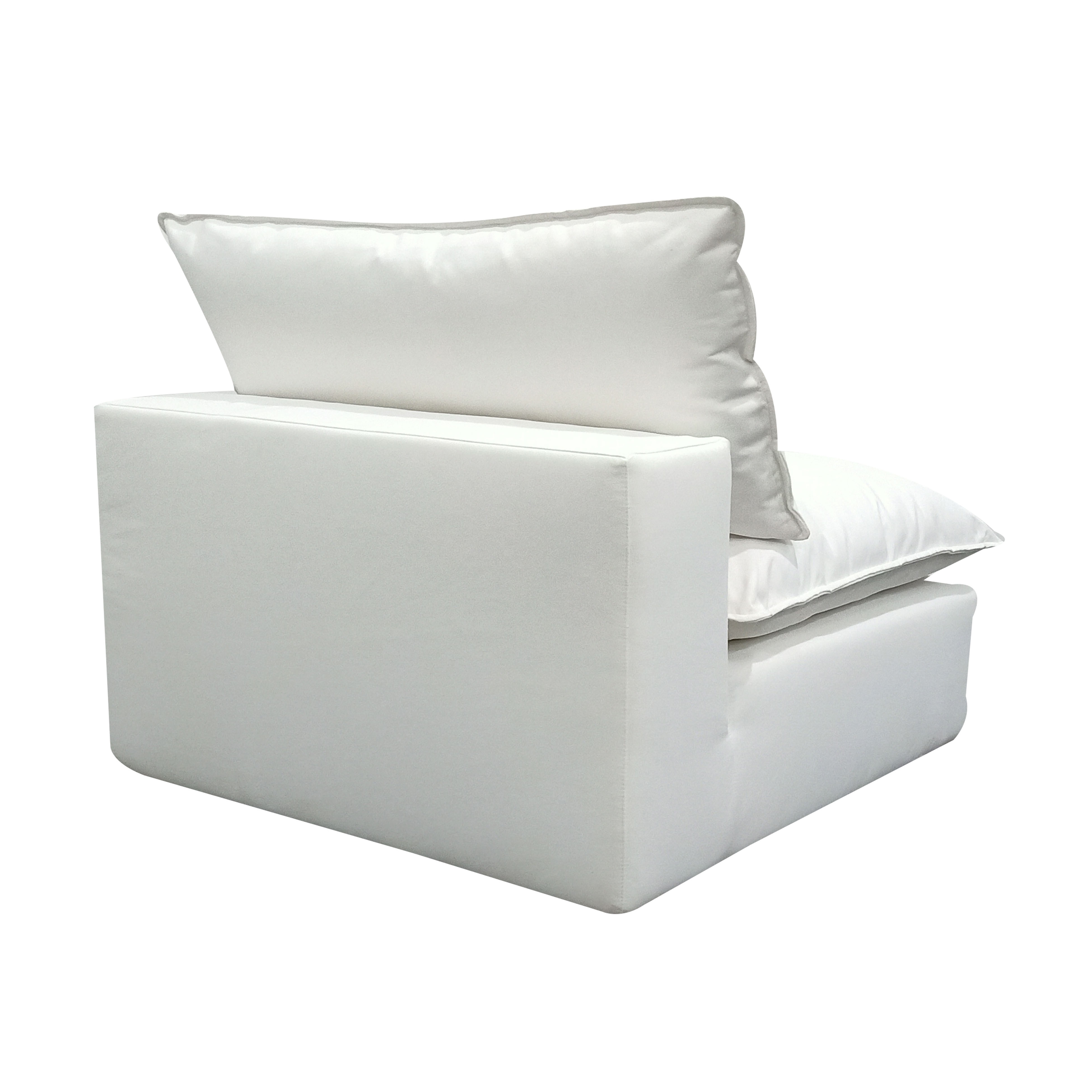 Cali Pearl Armless Chair - Image 5