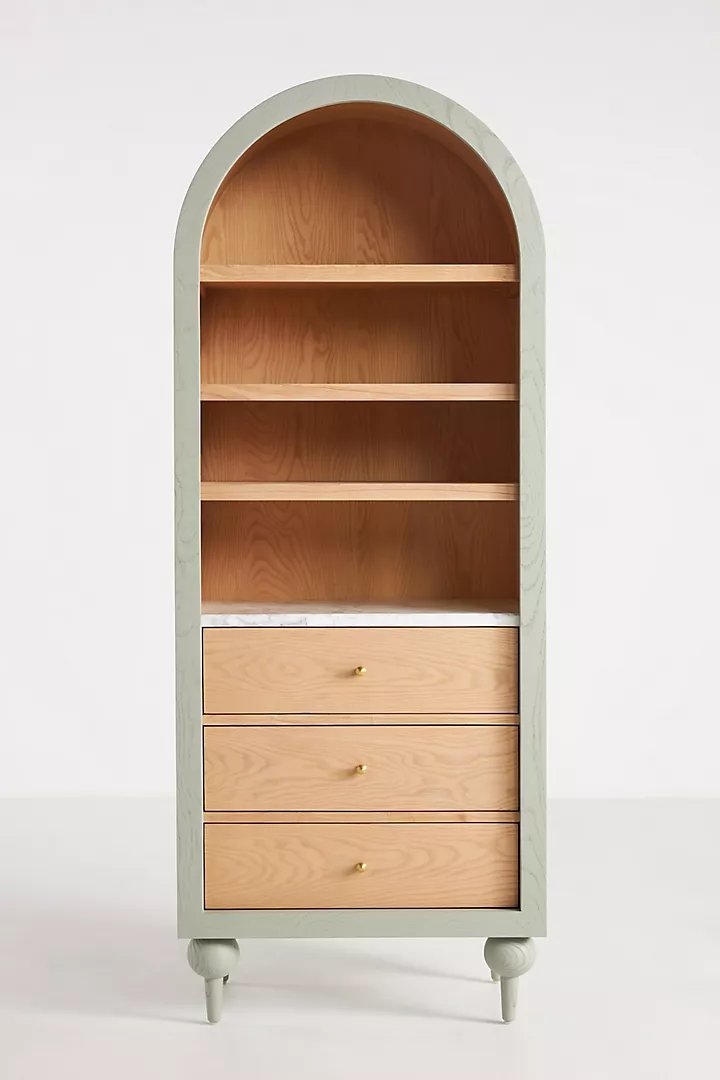 The Fern Marble Top Bookcase - Image 0