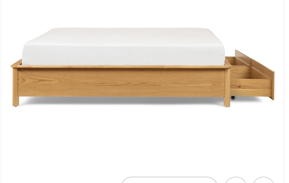 Pactera Queen Storage Bed - Oak - Image 1
