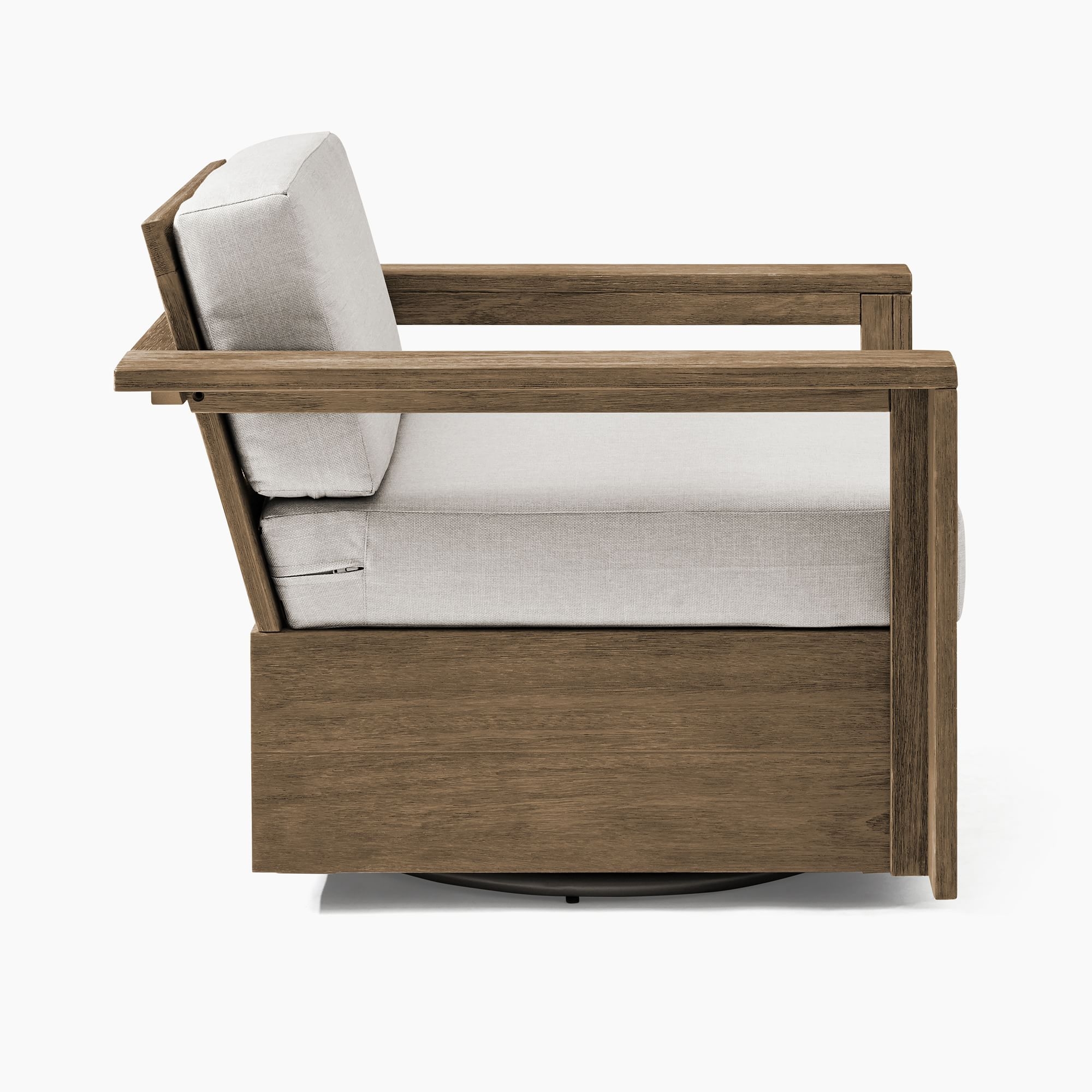 Portside Swivel Chair, Driftwood, Set of 2 - Image 3