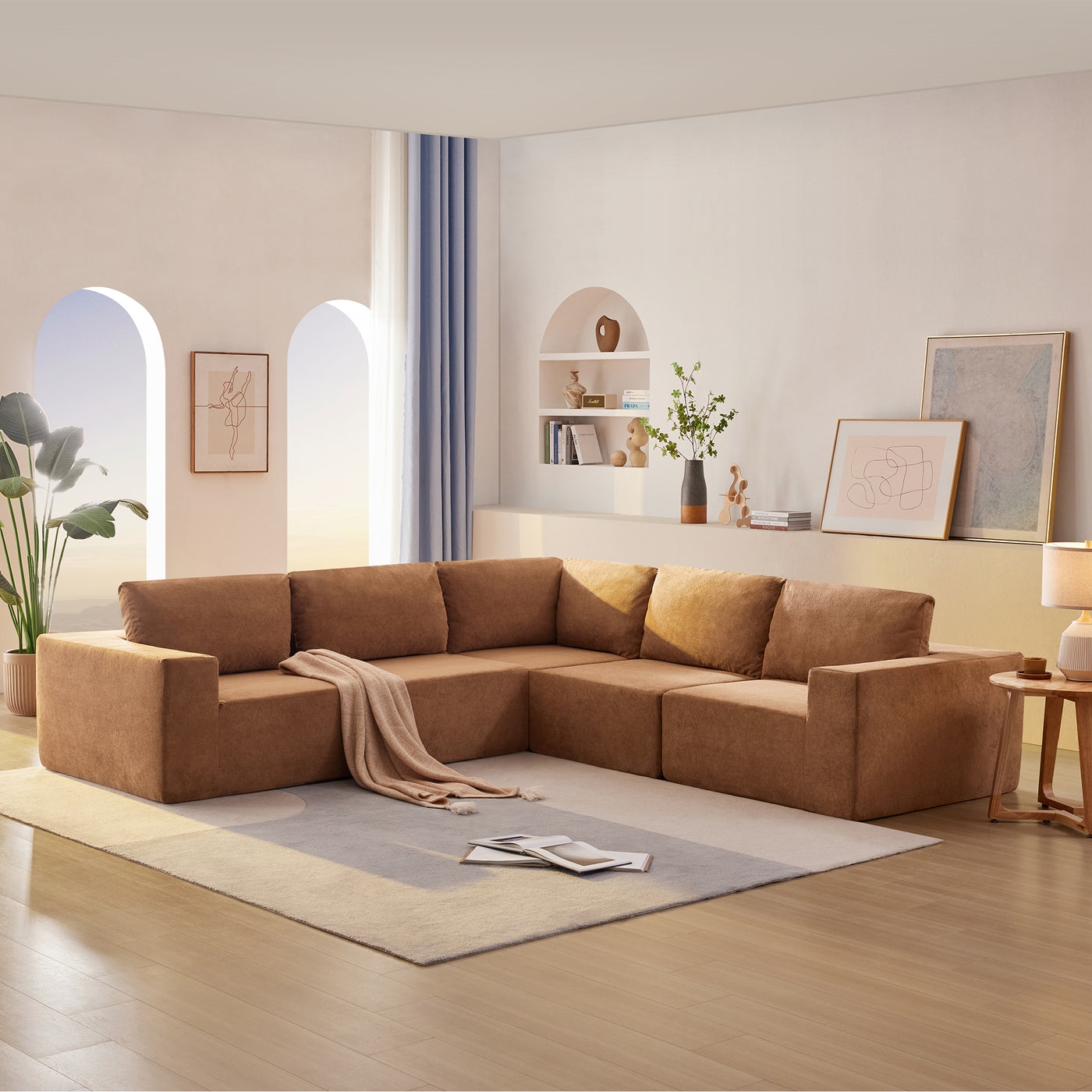 Contour & Co. | Modular L-Shaped Sectional Sofa - Image 0