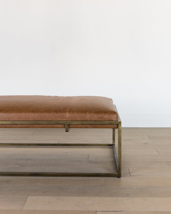 Harlow Leather Bench - Image 5