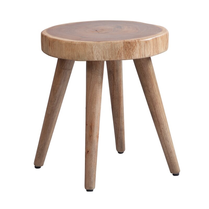 Fiore Solid Wood Accent Stool (Set of 2) - Image 0