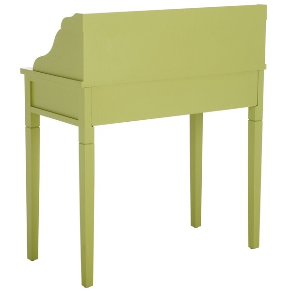 Landon 5 Drawer Writing Desk - Split Pea - Safavieh - Image 4