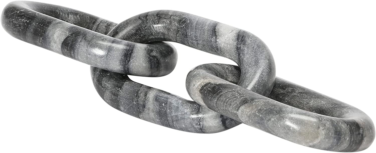 Decorative Marble Chain, Variegated Grey Tones - Image 2