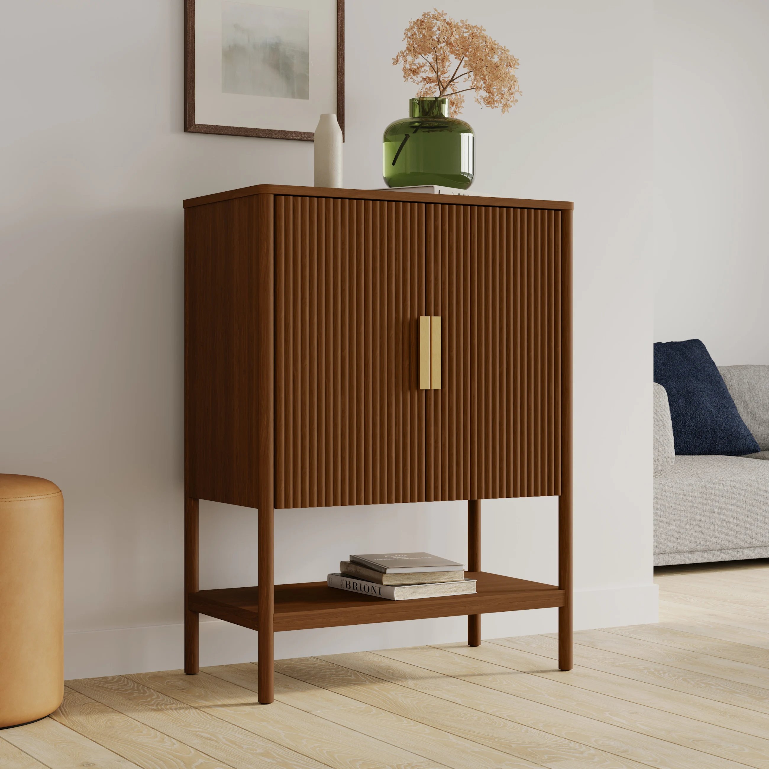 Liv 30" Cabinet - Walnut - Image 1