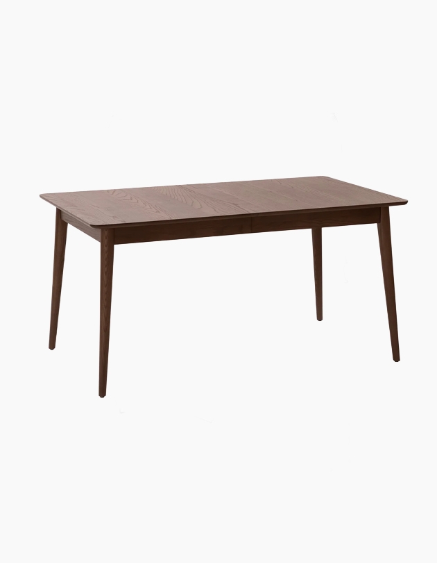Serif Extendable Dining Table (59" to 79") - Walnut - Wood - Image 0