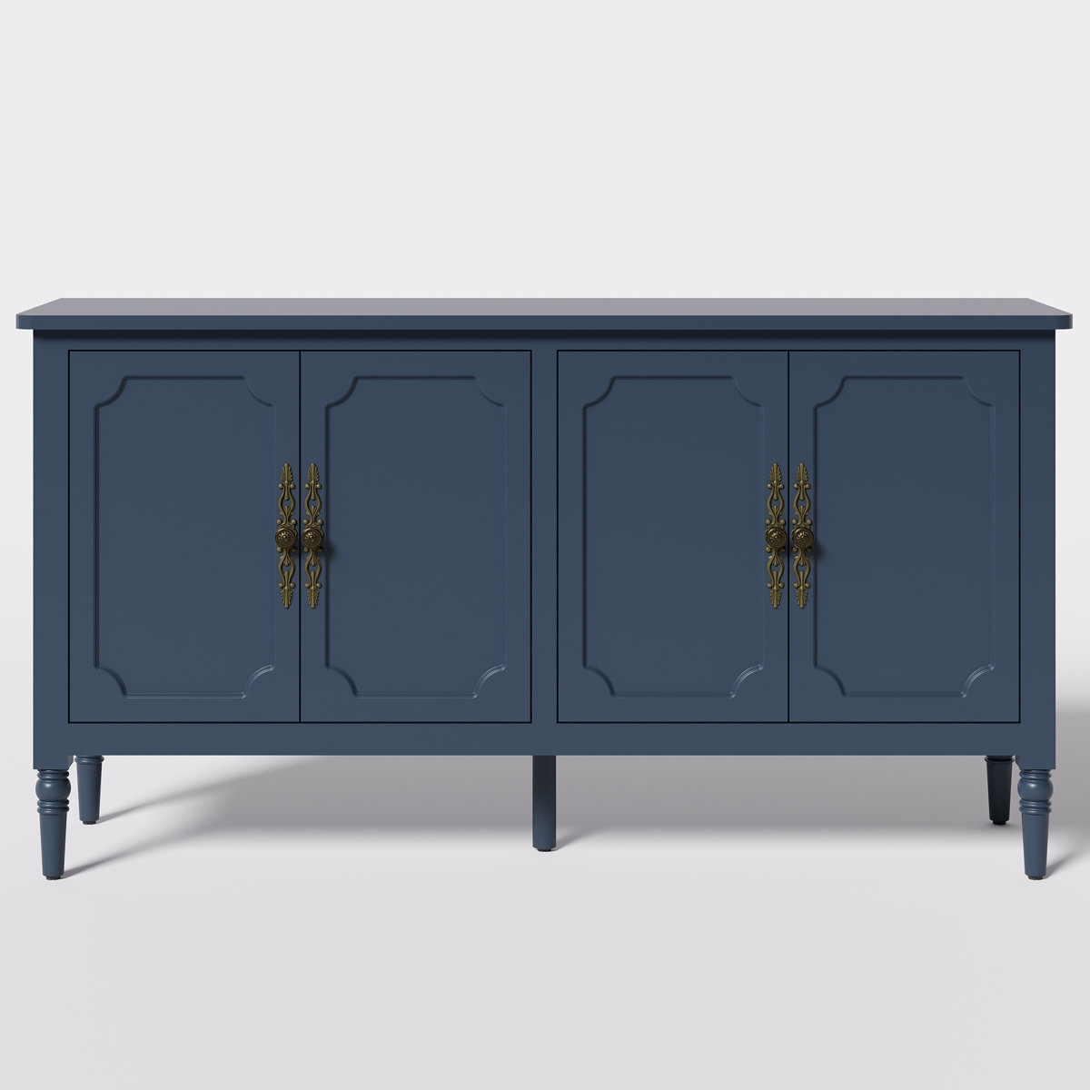 Collynns 58" W Sideboard Cabinet with Adjustable Shelves and 4 Doors - Image 0