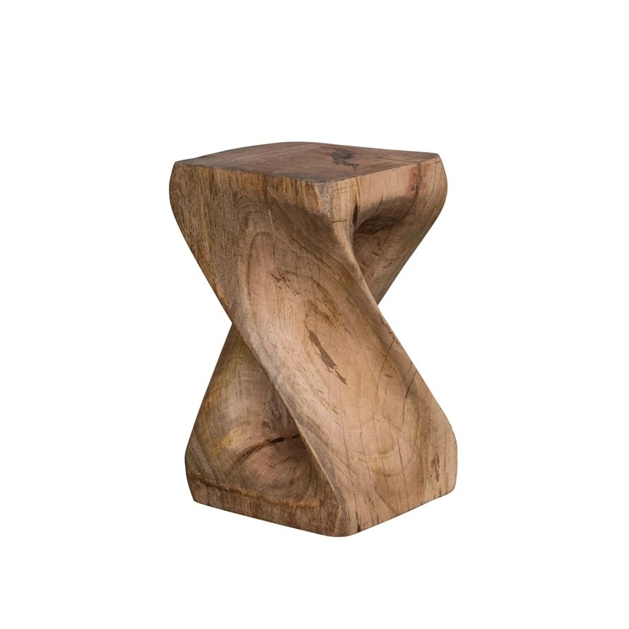 Hand-Carved Mango Wood Table (Each One Will Vary) - Image 0