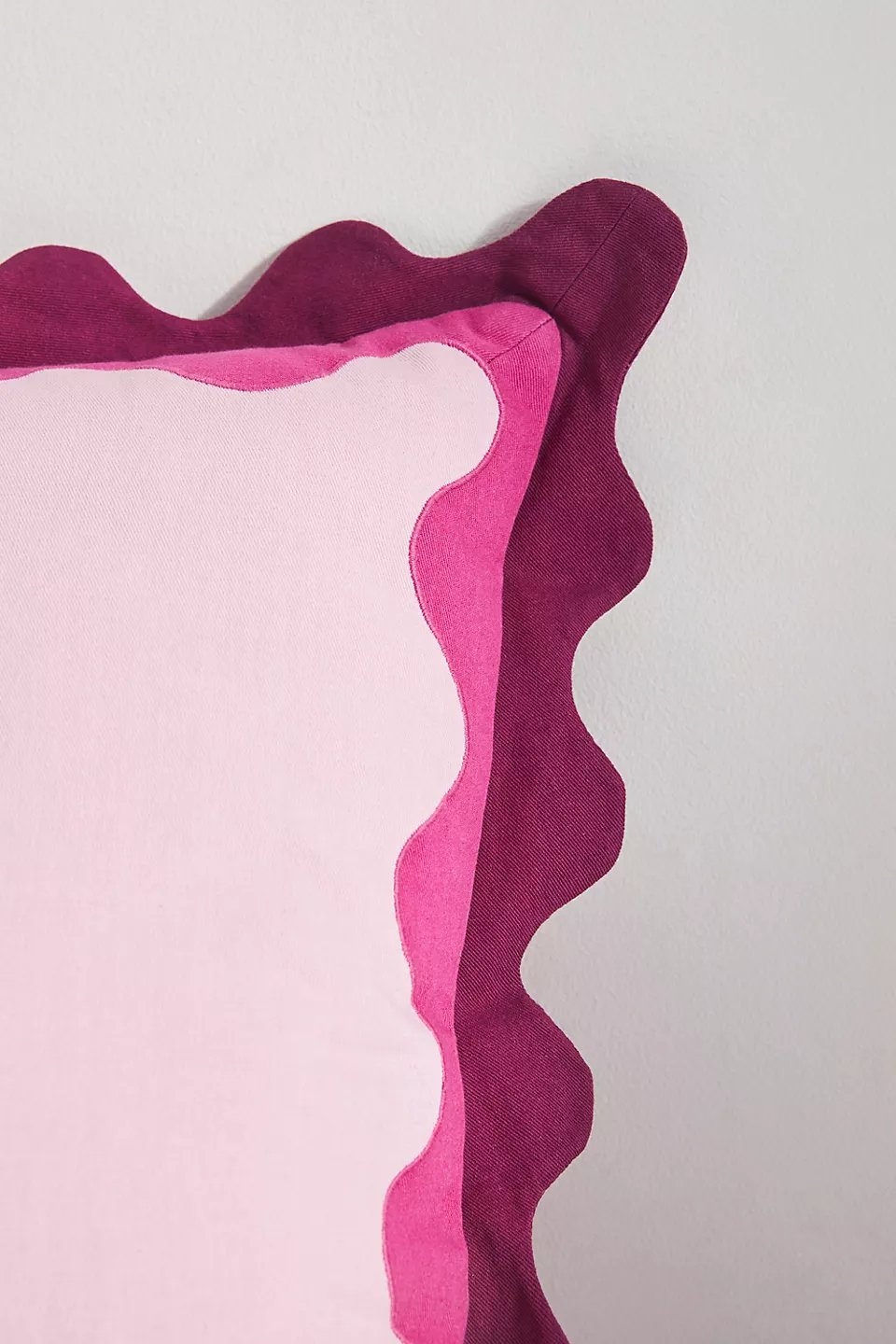 Maeve Scallop Pillow, Pink - Image 2