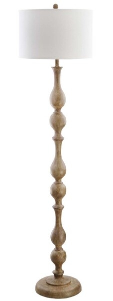 Glendora Floor Lamp - White - Safavieh - Image 1