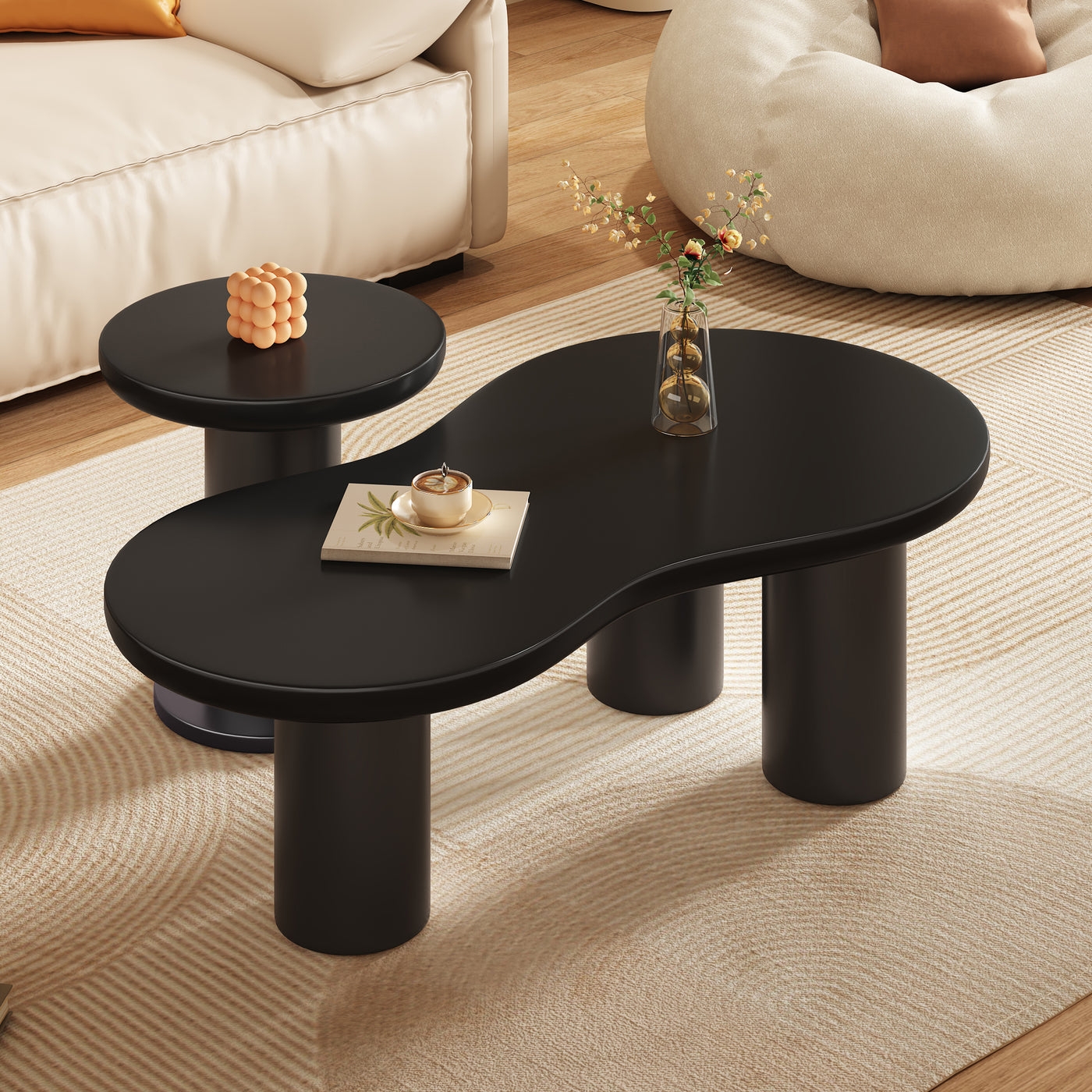 Contour & Co. | Cloud Shape Nesting Coffee Table Set of 2 - Image 0