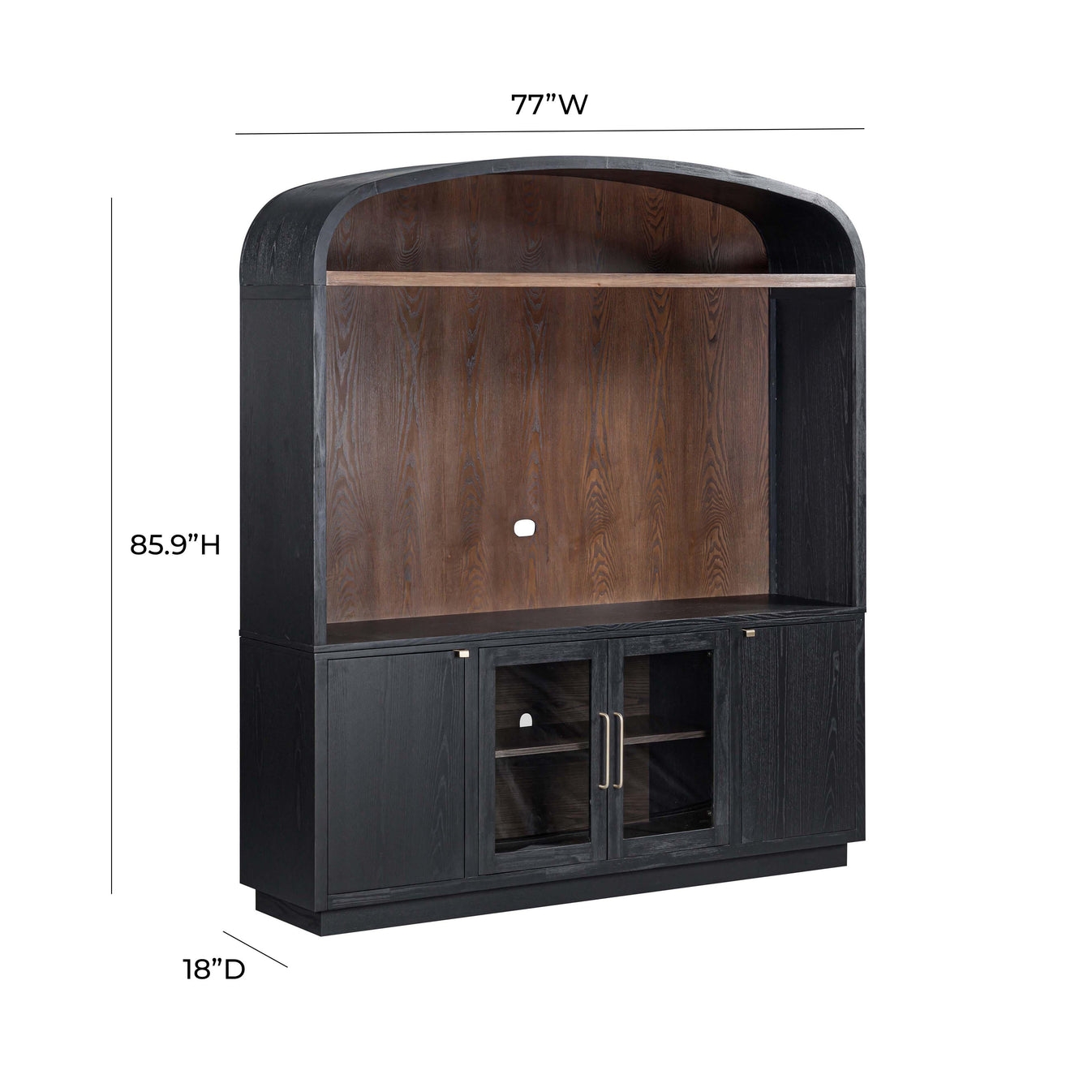 Marlow Wood Entertainment Center (re stock june 4th 2025) - Image 3