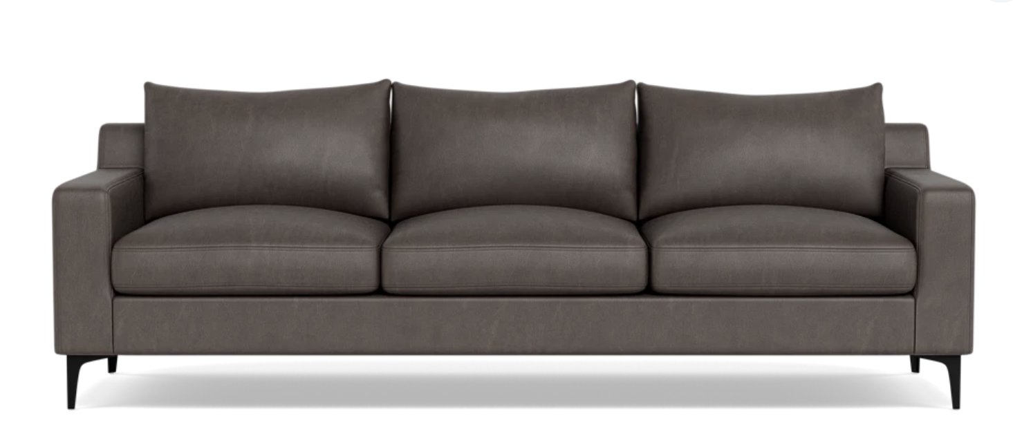 Sloan 3-Seat Leather Sofa - Image 6
