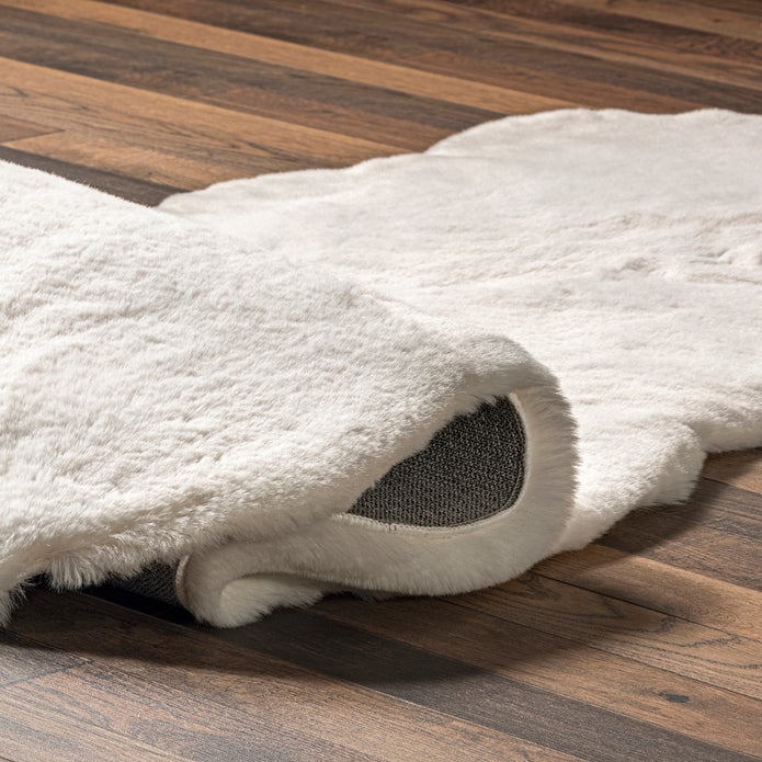 Eline Faux Sheepskin Machine Washable Area Rug - Image 3