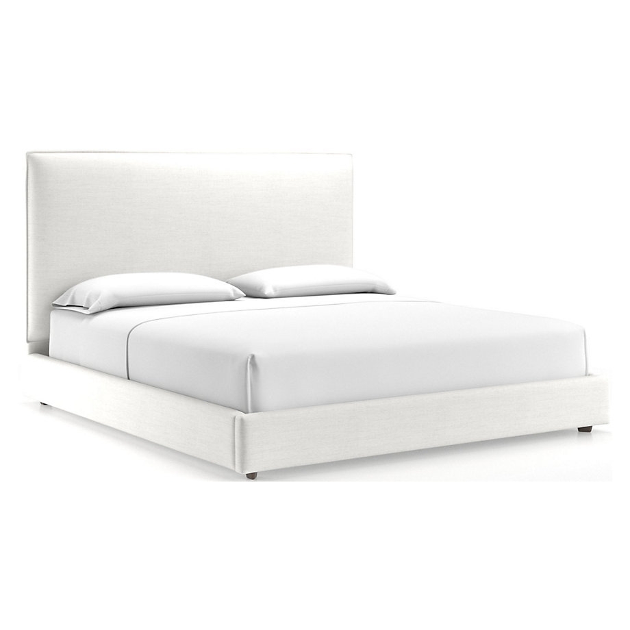 Lotus Upholstered King Bed with 53.5" Headboard - Image 0