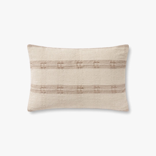 Amber Lewis x Loloi Pillows Natural 13" x 21" Cover w/Poly - Image 0