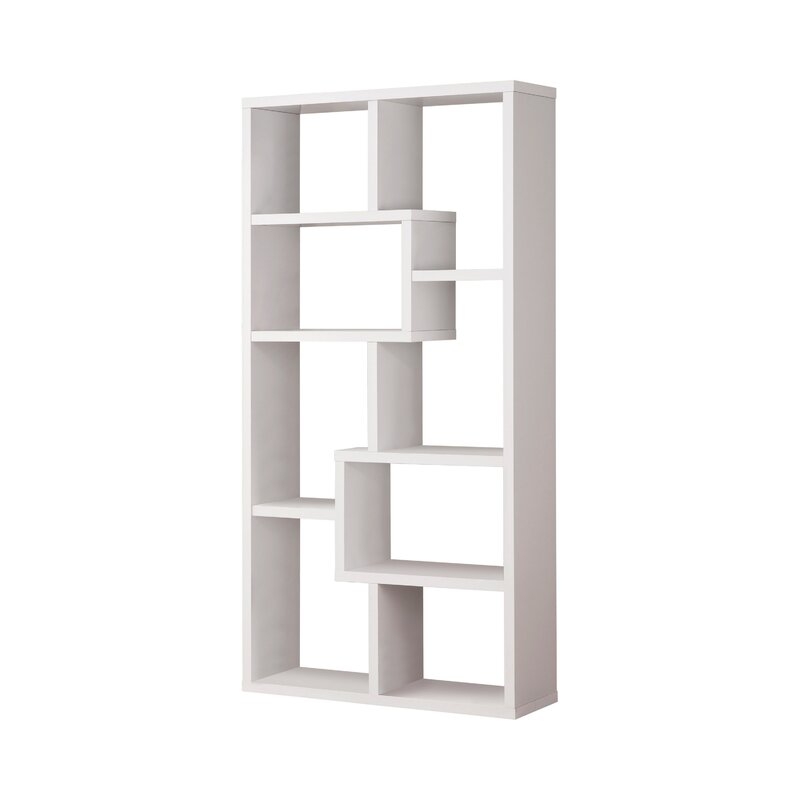 Tello 10-shelf Geometric Bookcase - Image 0