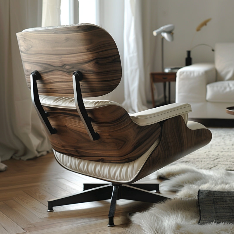 Marlanna Genuine Leather Top Grain Leather Swivel Lounge Chair and Ottoman and Armrest - Image 2