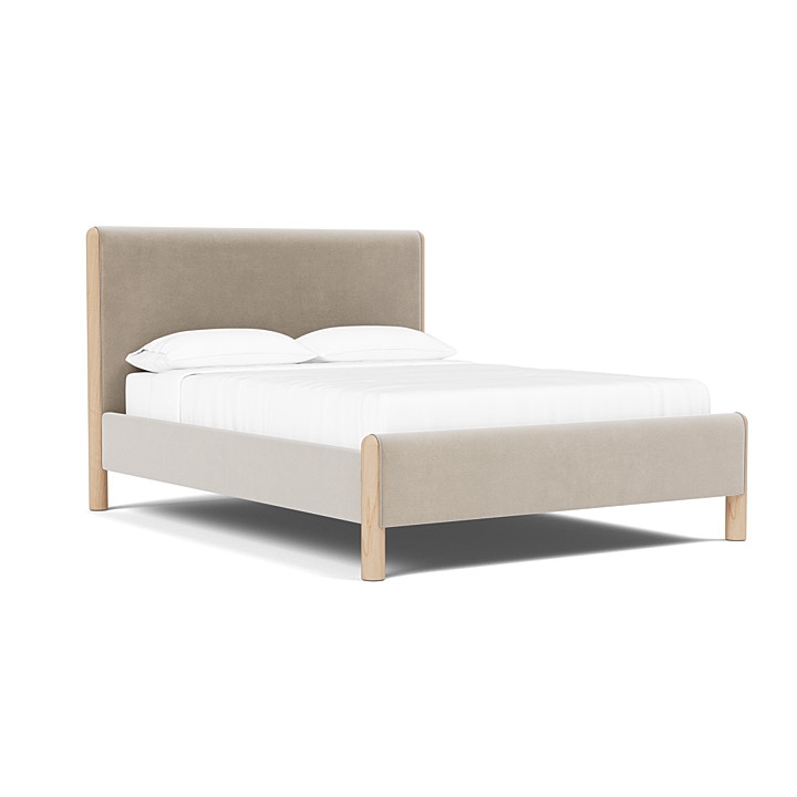 The Citizenry Laurel Bed with Low Footboard | Queen | Natural - Image 8