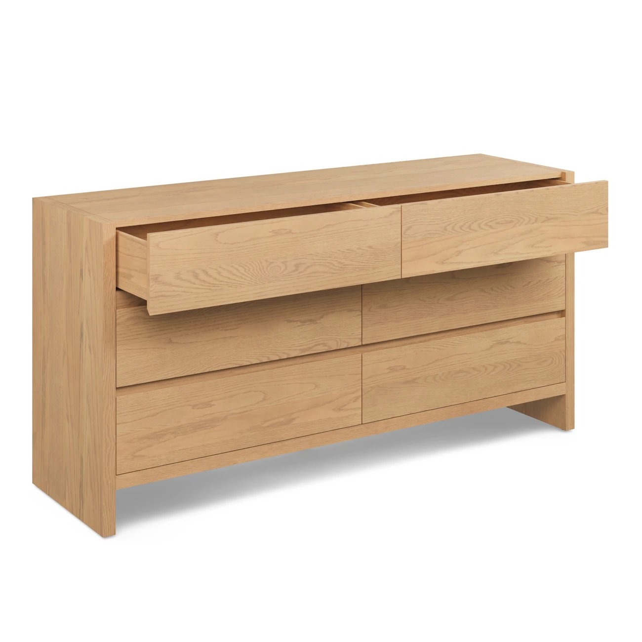 Leif 6-Drawer Double Dresser - White Oak - Image 1
