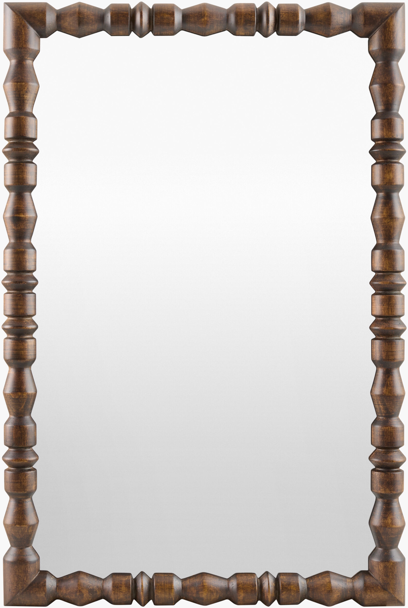 Elisaveta Dark Brown 40"H x 30"W x 2"D Accent Mirror - Image 0