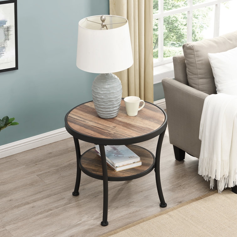 Aderes End Table with Storage - Image 1