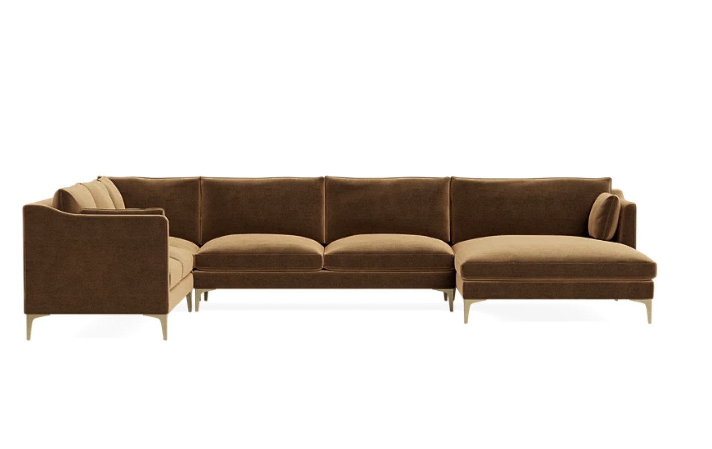 Caitlin 4-Piece Corner Sectional Sofa with  Chaise - Image 0