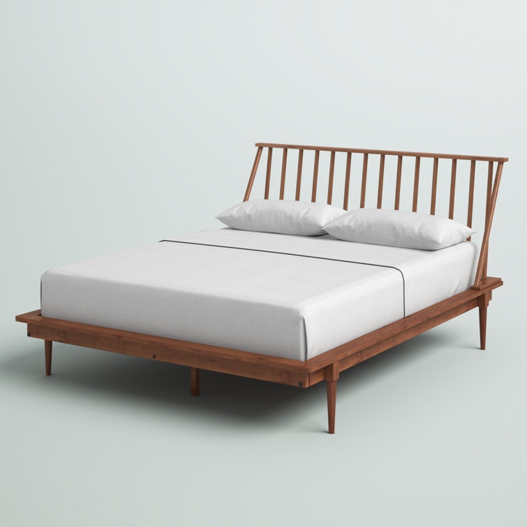 Henline Solid Wood Spindle Bed - Image 1