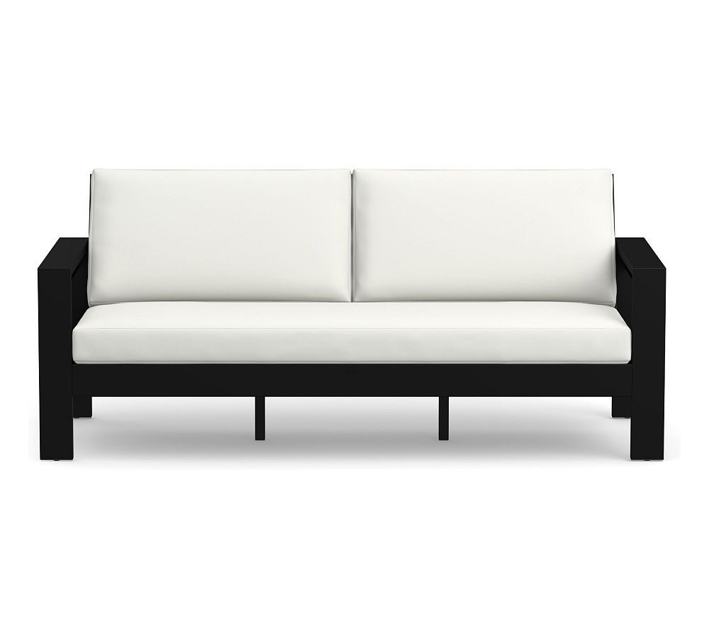 Malibu Metal Outdoor Sofa Frame, Black - Image 2