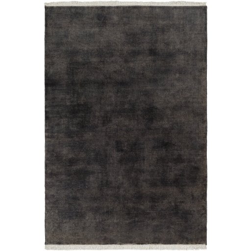Evergreen Black Indoor 8' x 10' Handmade Rug - Image 0