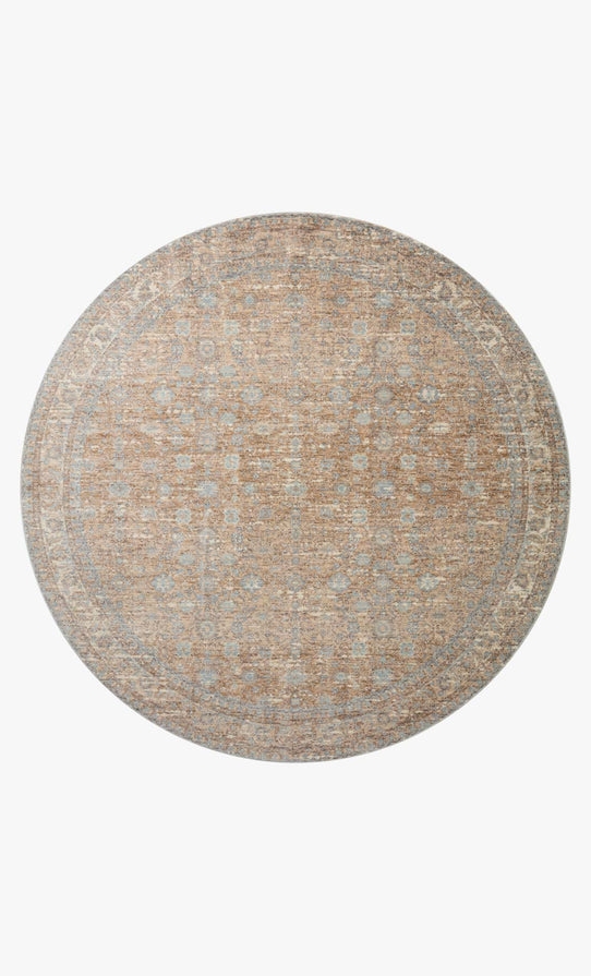 BLA-05 Sand / Sky 5'-3" x 5'-3" Round - Image 0