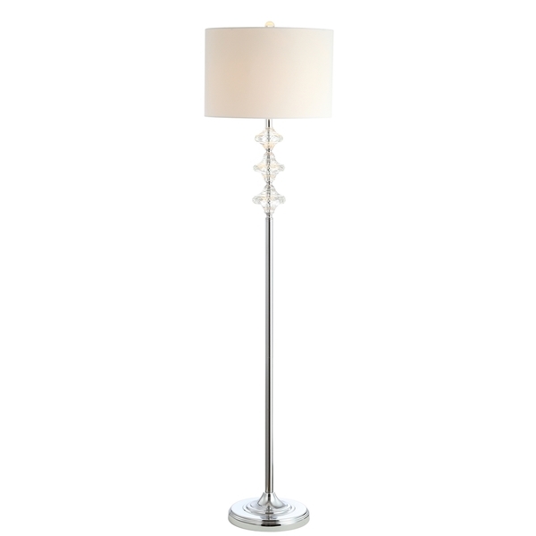 Lottie Floor Lamp - Chrome - Safavieh - Image 0