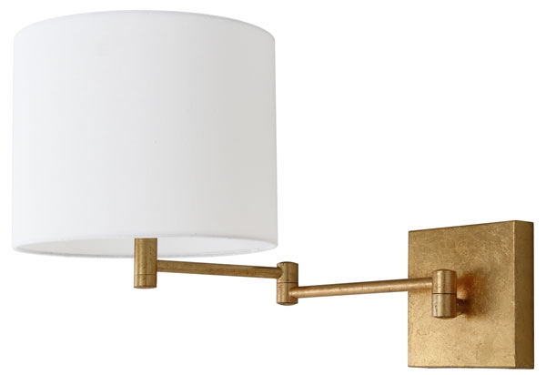 Lillian 12-Inch H Wall Sconce - Gold - Safavieh - Image 2