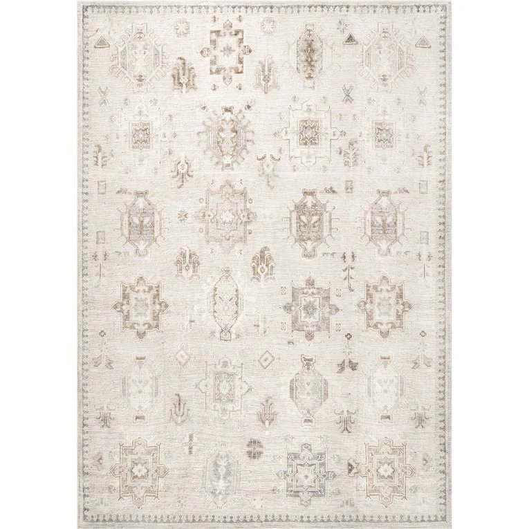 Krystin Machine Washable Distressed Area Rug - Image 0