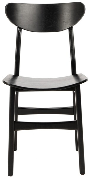 Lucca Retro Dining Chair - Black - Set of 2 - Image 1