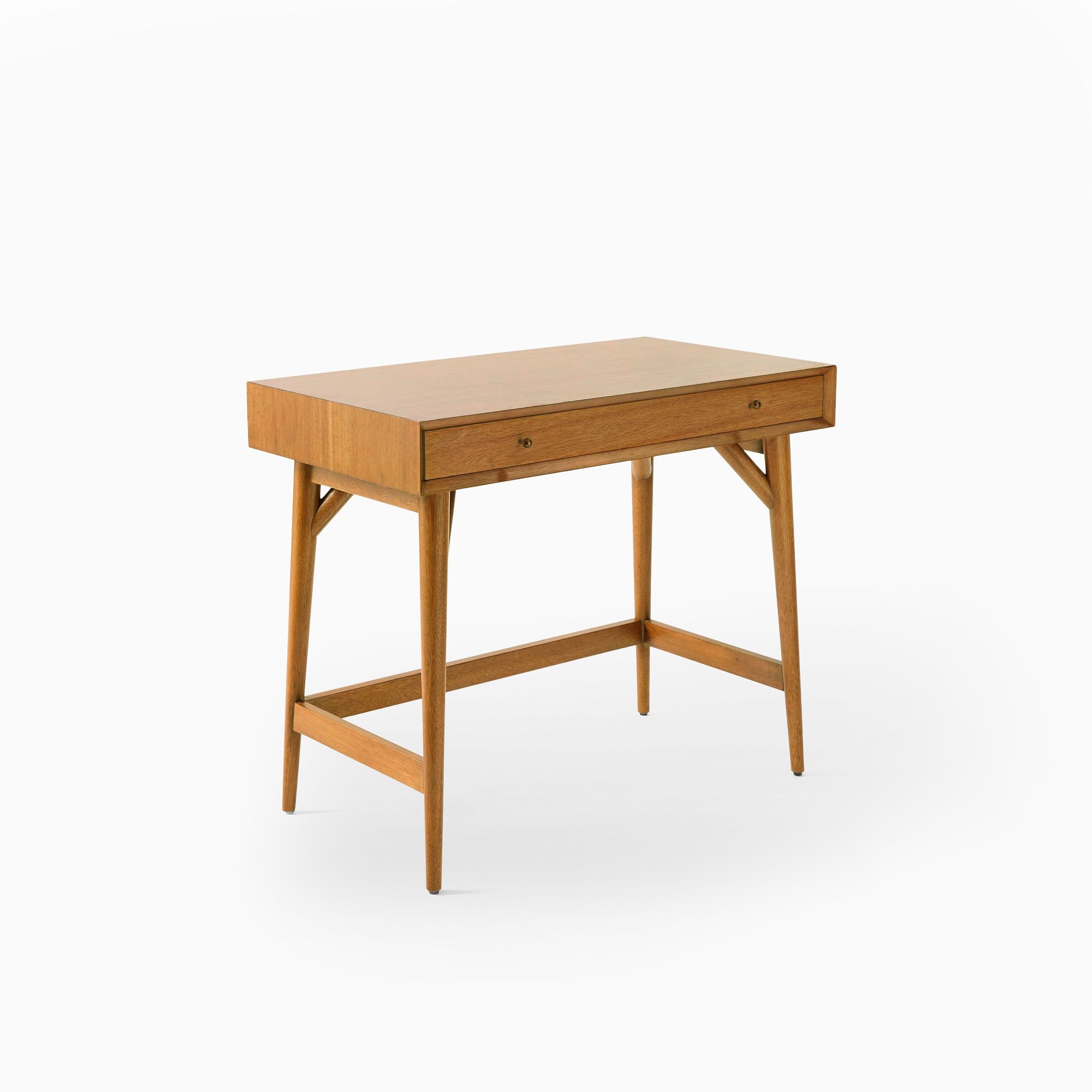 Mid Century Mini Desk, Acorn - Image 1