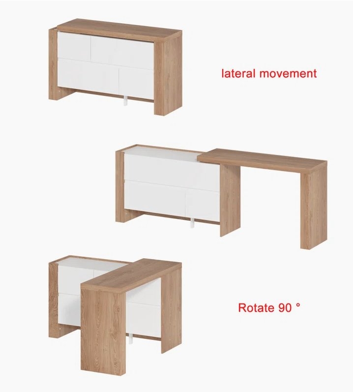 Arez L-Shaped Computer Desk - Image 2