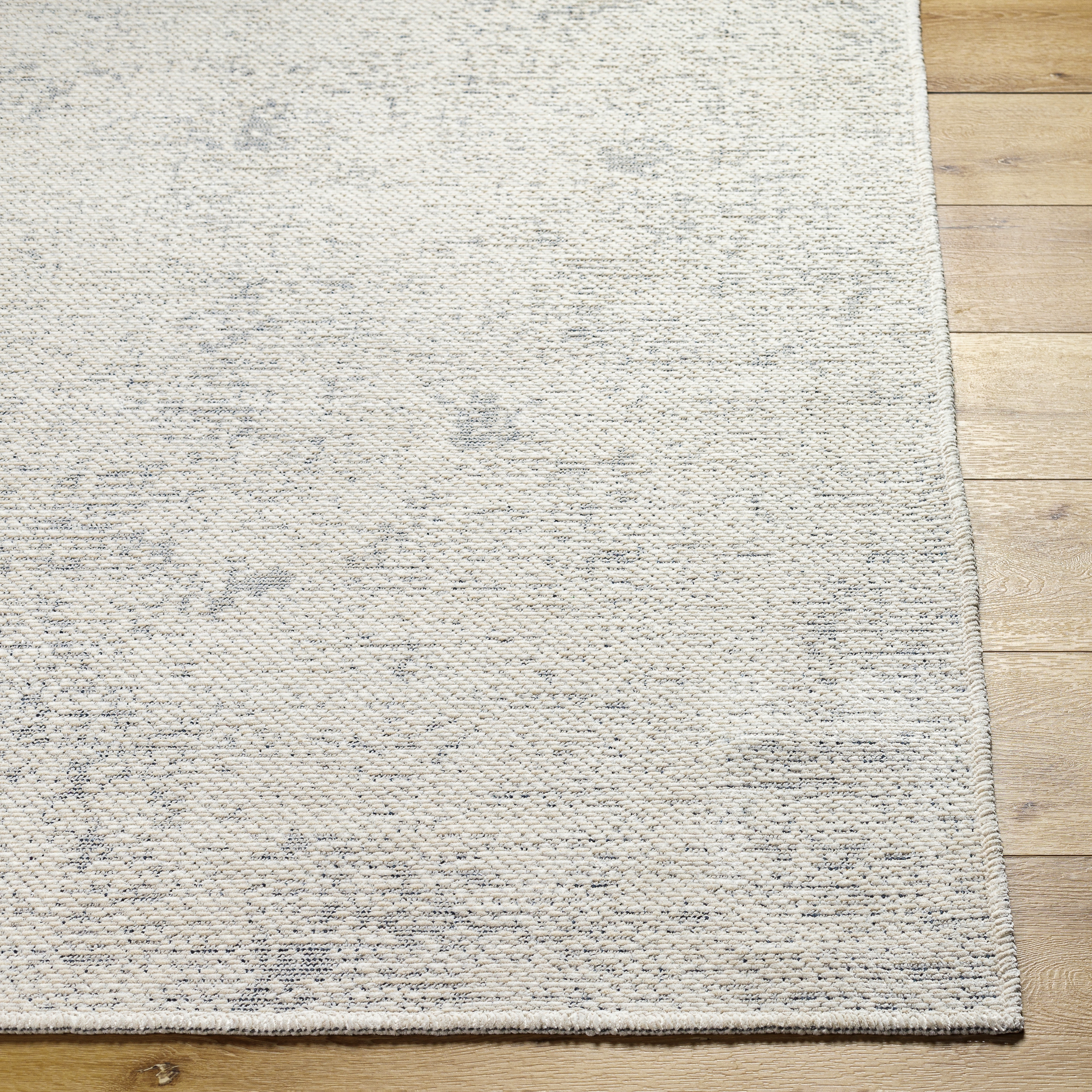 Quebec Beige Indoor 9'2" x 12' Machine Woven Rug - Image 1
