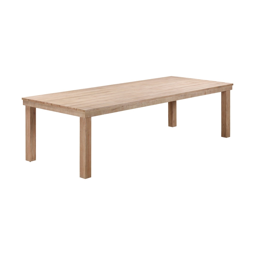 Cassie Natural Outdoor Rectangular Dining Table - Image 0