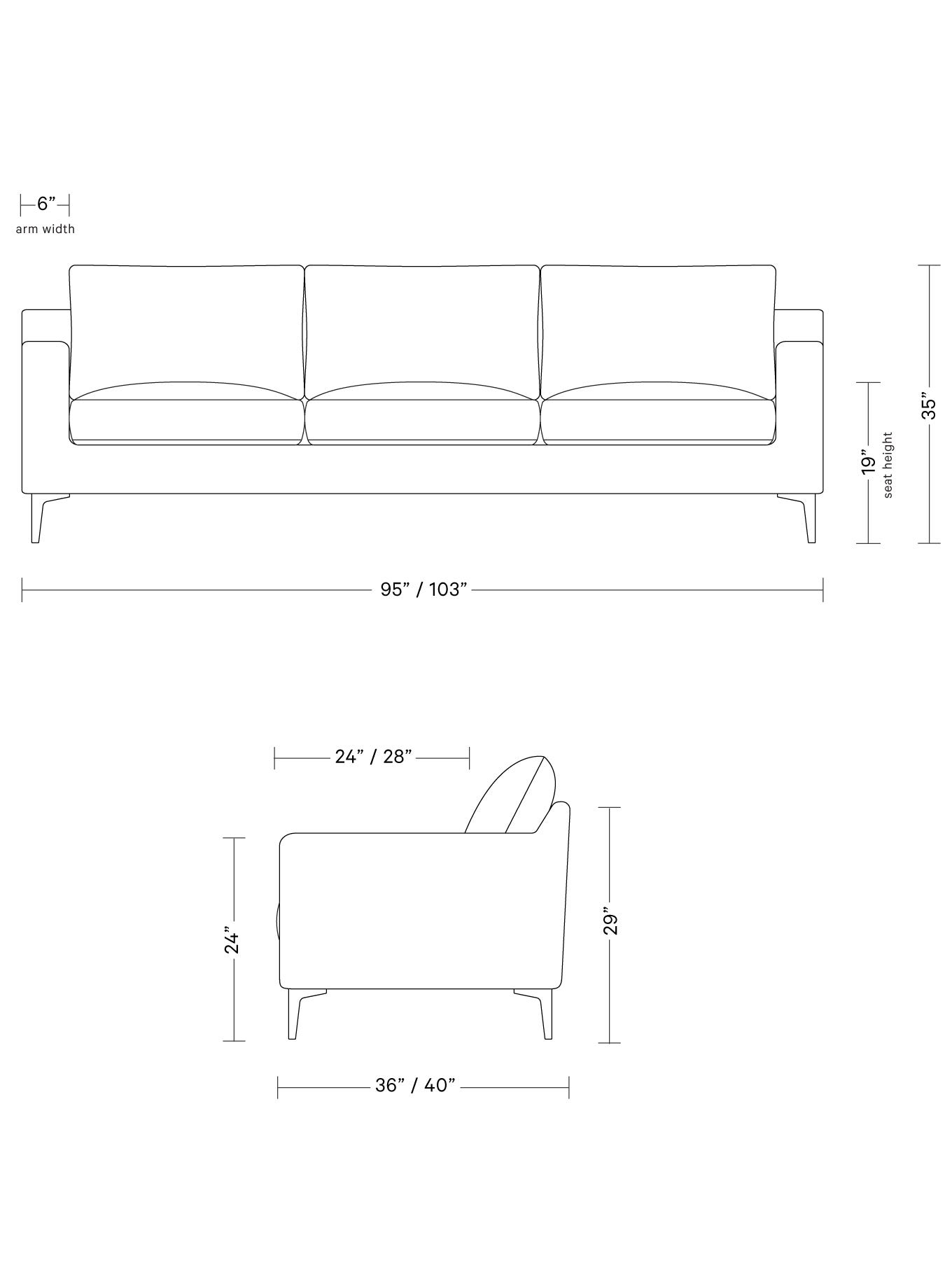 Sloan 3-Seat Sofa - Image 5