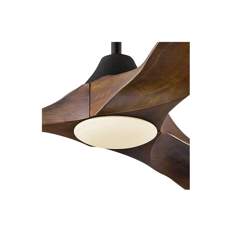 60" Maverick Walnut Wood LED Ceiling Fan with Remote - Image 2