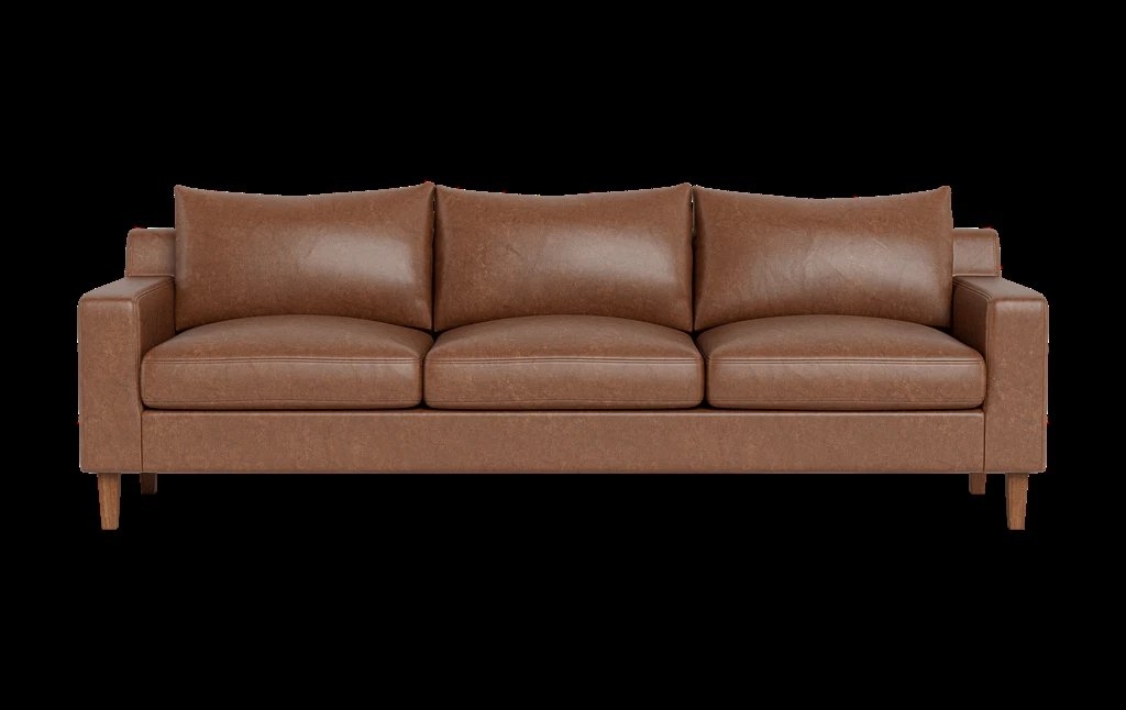 Sloan 3-Seat Leather Sofa - Image 0