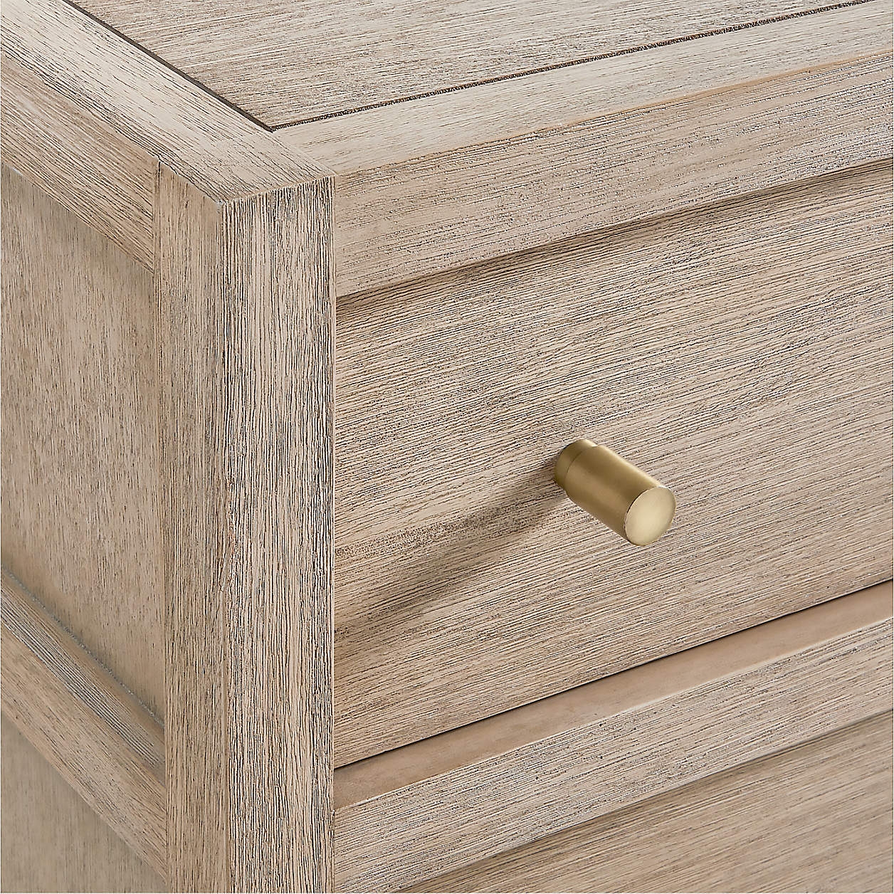 Keane Weathered Natural Wood 6-Drawer Dresser - Image 2
